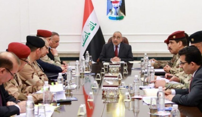العراق.. عبد المهدي يرأس اجتماعا للقادة الأمنيين