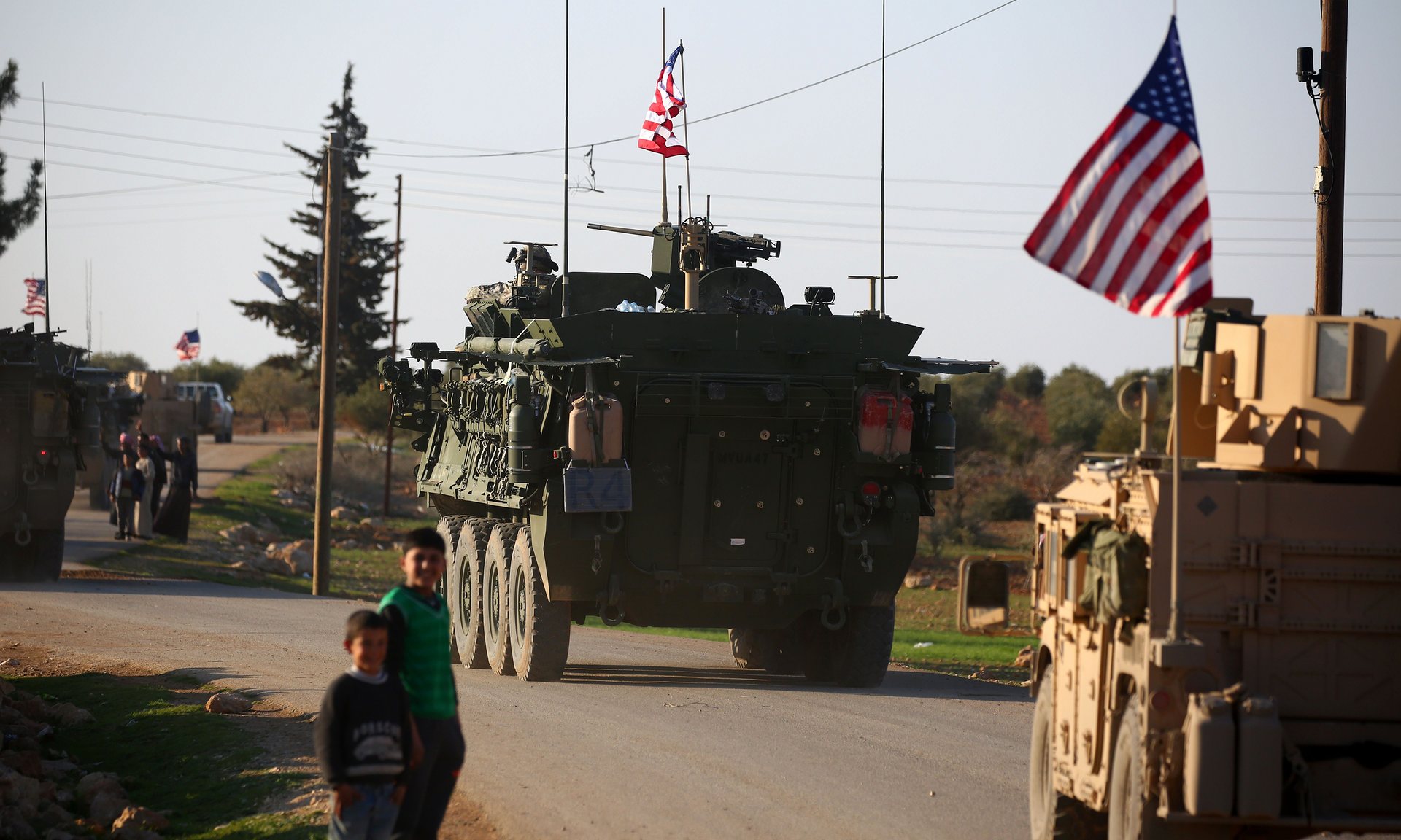 نظامیان آمریکایی شمال سوریه را ترک می کنند