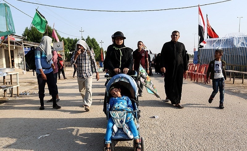 تصاویر حضور کودکان در پیاده روی اربعین حسینی +عکس