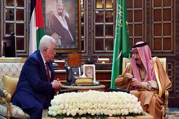 تملق گویی  محمود عباس در دیدار  با ملک سلمان