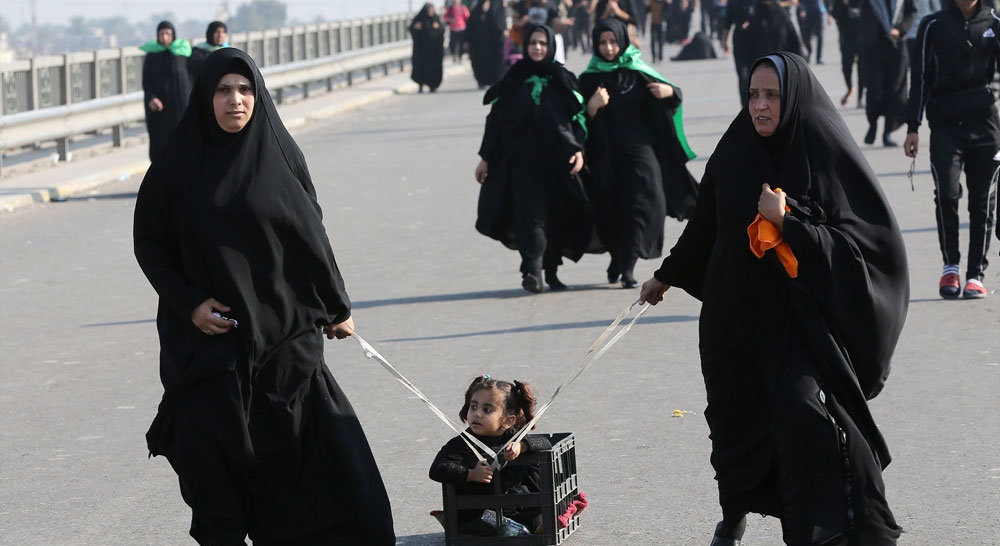 سهم زنان در پیاده روی اربعین امسال