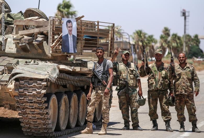حرکت سه تیپ زرهی ارتش سوریه به سمت حسکه