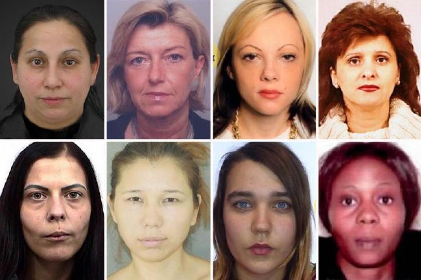 تحت تعقیب‌ترین زنان جنایتکار در اروپا