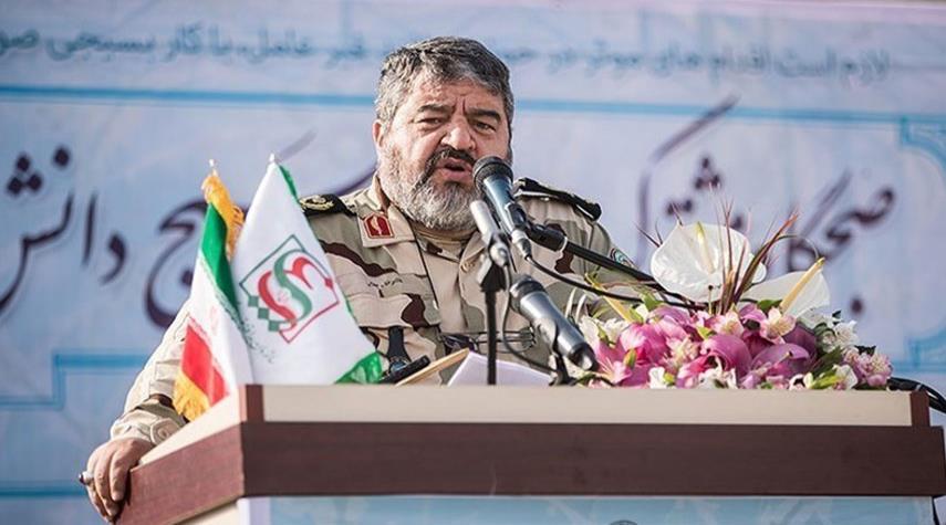 الدفاع المدني الايراني يركد السيطرة على الحرب الهجينة