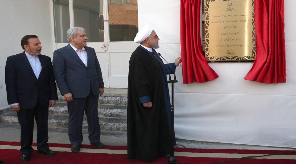 الرئيس الايراني يدشن مصنع الابداع في واحة التكنولوجيا
