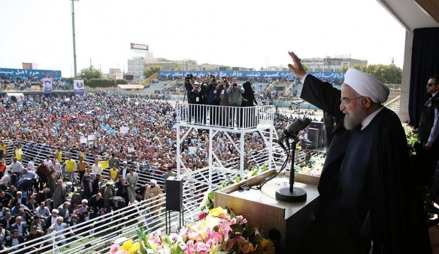 الرئيس روحاني: اميركا تشعر بالعجز امام مقاومة وصمود الشعب الايراني