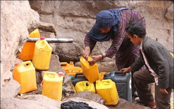 محروم بودن اکثر یمنی ها از آب سالم