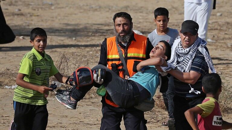 شهادت ۴۴ فلسطینی و زخمی شدن ۵۰۰ نفر در ماه گذشته میلادی