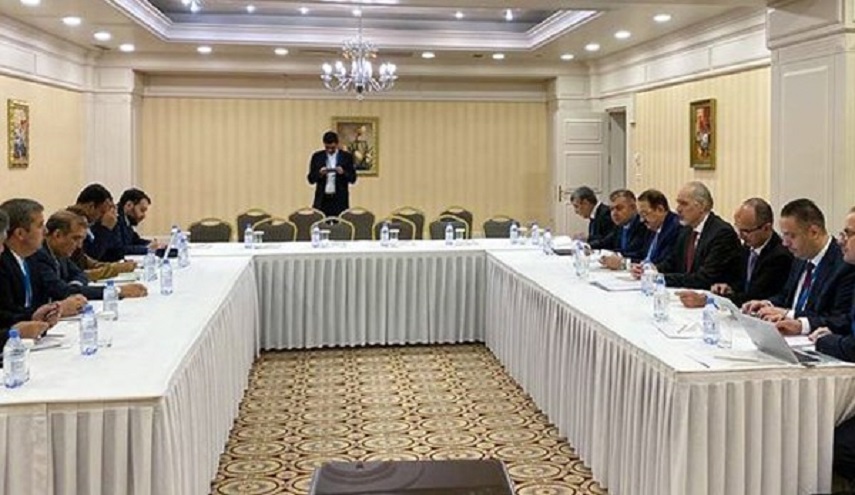 لقاء بين الوفدين الايراني والسوري في محادثات أستانا