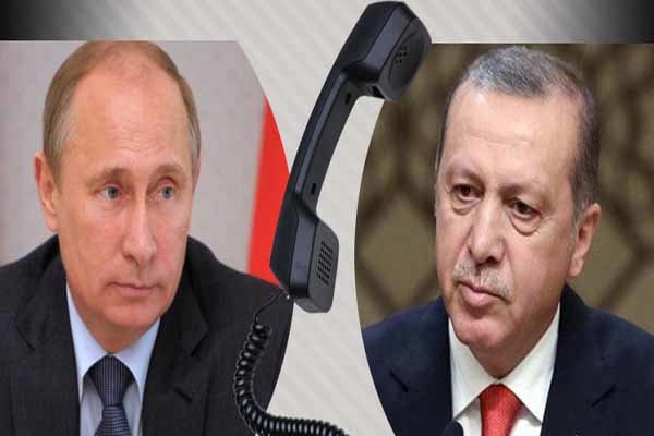 گفت وگوی تلفنی اردوغان و پوتین درباره لیبی و سوریه