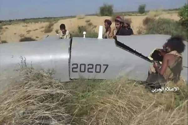 سرنگونی ششمین هواپیمای جاسوسی متجاوزان در جیزان یمن