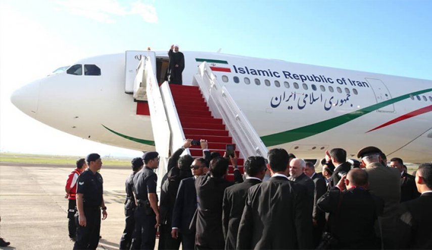الرئيس روحاني يغادر كوالالمبور متوجها الى طوكيو