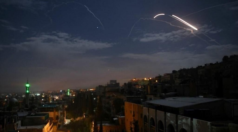 الدفاعات الجوية السورية تتصدى لصواريخ اسرائيلية