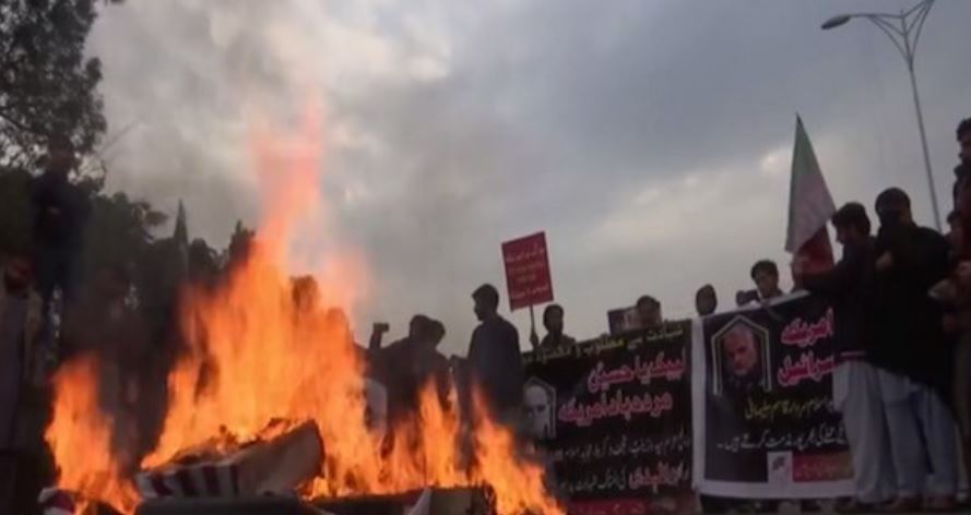 تظاهرات في باكستان وكشمير تنديدا باغتيال سليماني
