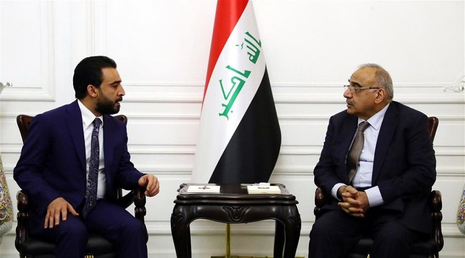 عبد المهدي والحلبوسي يعلقان على قصف السفارة الأمريكية