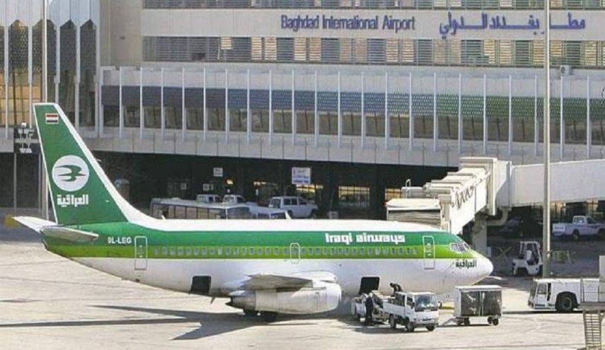 شاهد: فحص مسافري الرحلات القادمة من الصين لمطار بغداد