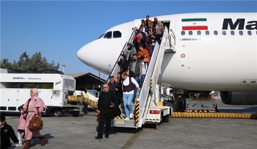 ايفاد طائرة لاعادة الطلبة الجامعيين الايرانيين في الصين