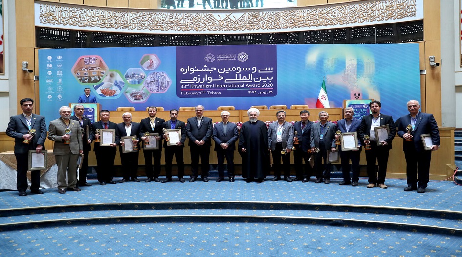 الرئيس الإيراني يكرم الفائزين بمهرجان "خوارزمي" الدولي