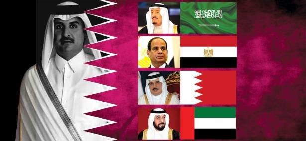 اقدام کشورهای عربی حوزه خلیج فارس در خصوص رابطه با قطر