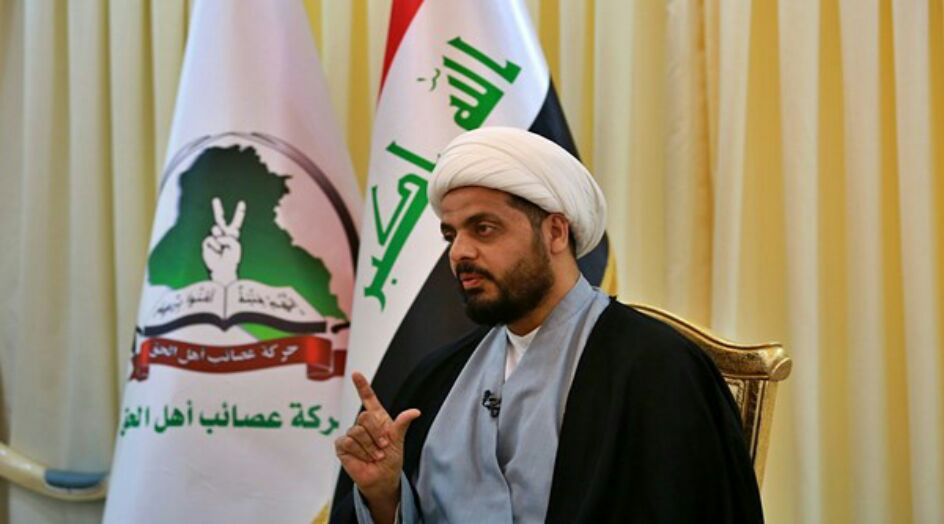 الشيخ قيس الخزعلي يدعو الى انهاء التواجد الاميركي في العراق بكل السبل