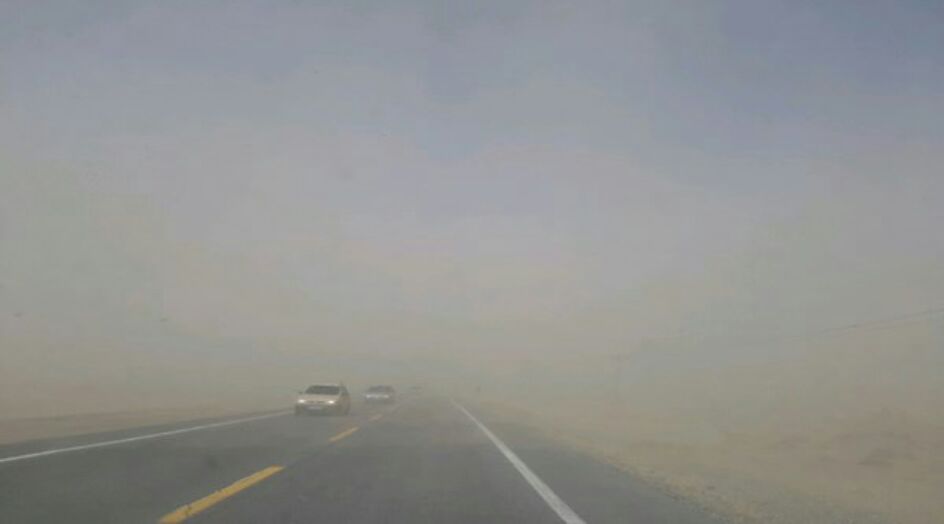 هبوب عاصفة بسرعة 86 كم في الساعة جنوب شرق ايران