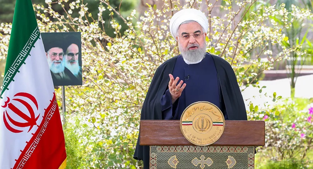 الرئيس روحاني يدعو الشعب الايراني الى ملازمة  المنزل وعدم التنقل لفترة اسبوعين