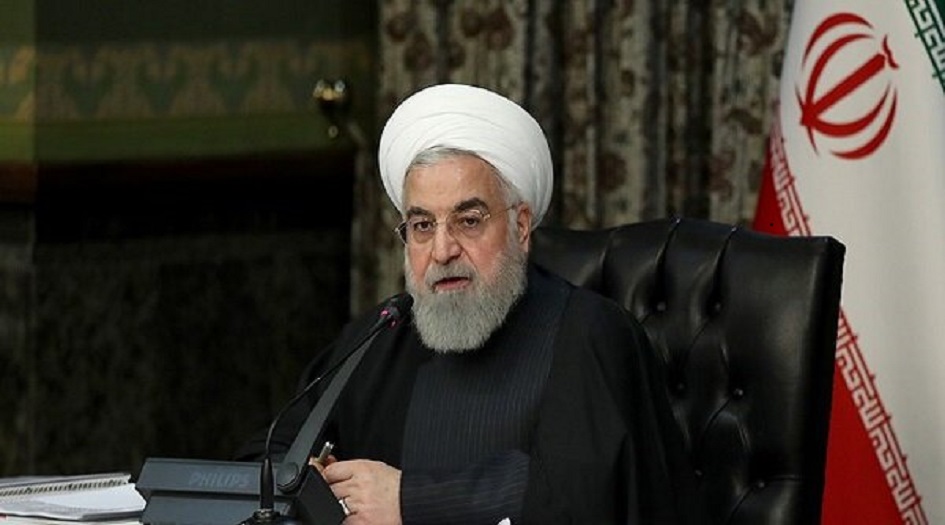 الرئيس روحاني : انخفاض الوفيات بسبب كورونا 