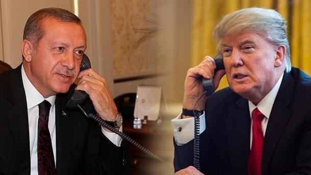 گفتگوی تلفنی ترامپ و اردوغان درباره آتش‌بس در سوریه و لیبی