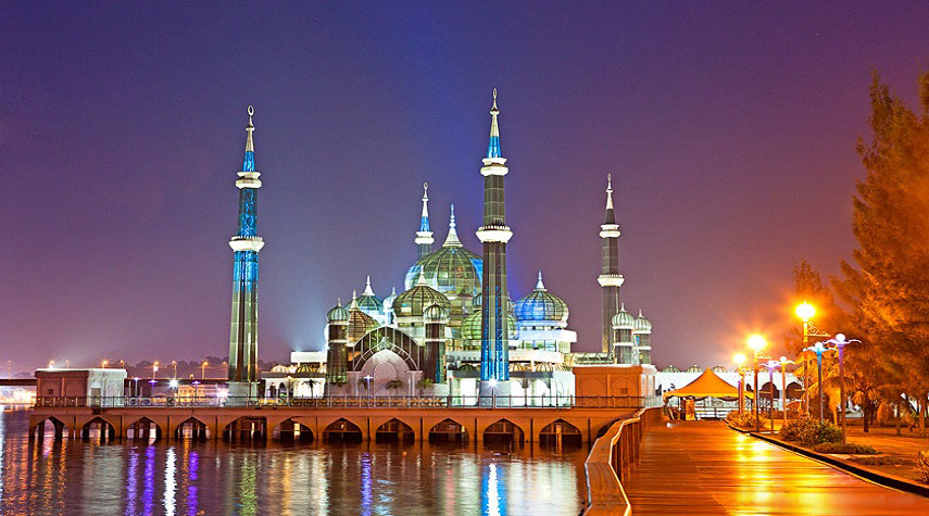 مسجد کریستال مالزی ، مسجدی هوشمند و زیبا+ عکس