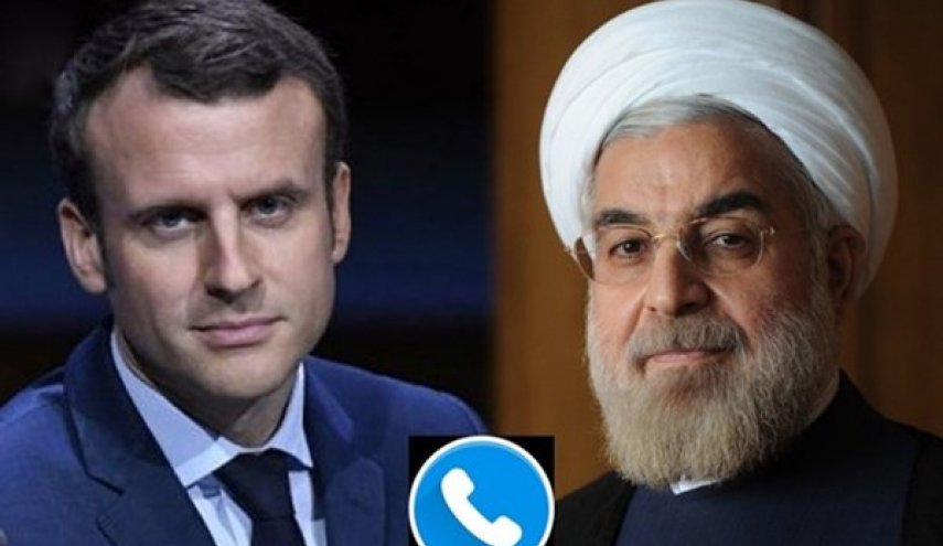 روحاني مخاطبا ماكرون: على الدول الصديقة الضغط على الولايات المتحدة لرفع الحظر