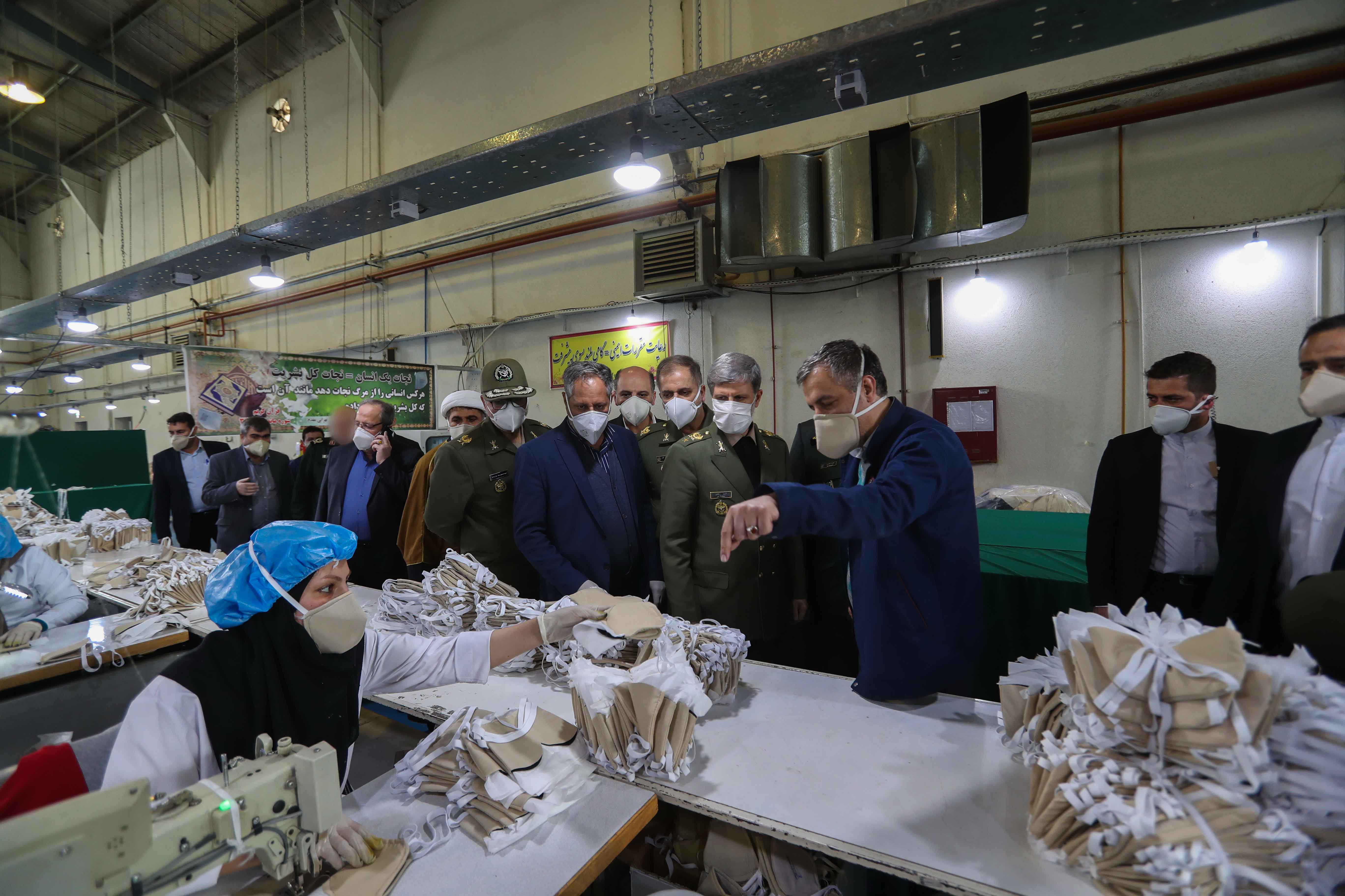 تولید ماسک های فیلتردار پیشرفته توسط متخصصان صنعت دفاعی ایران