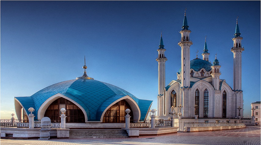 مسجد قل شریف یکی از بزرگترین مساجد روسیه+عکس