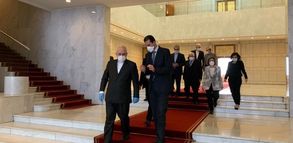 دیدار ظریف با رئیس جمهوری و وزیر خارجه سوریه 