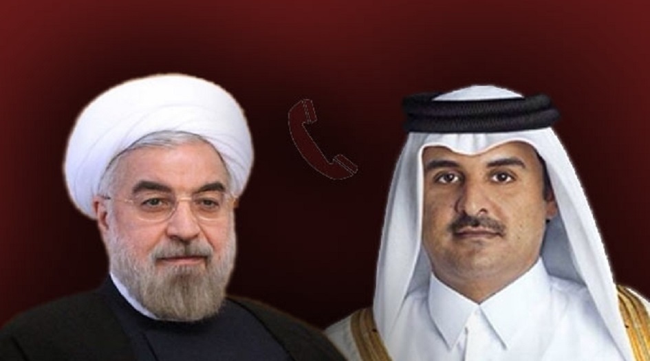 في اتصال هاتفي مع أمير قطر.. روحاني يؤكد على التعاون لارساء الامن والاستقرار في المنطقة 