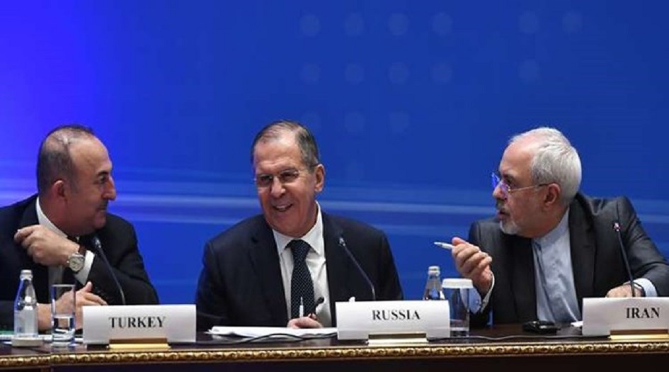 وزراء خارجية ايران وروسيا وتركيا يؤكدون على الحل السياسي لازمة سوريا