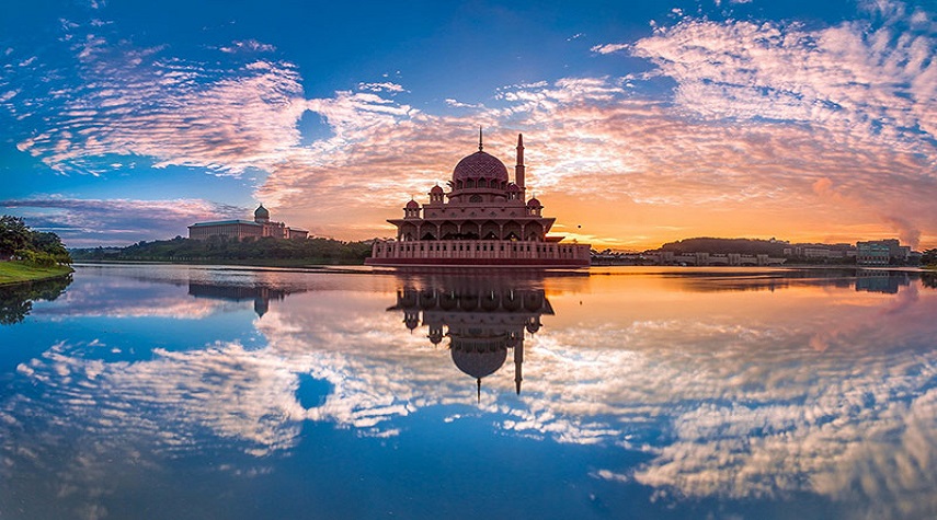مسجد پوترا مالزی ، یکی از زیباترین مساجد جهان +عکس