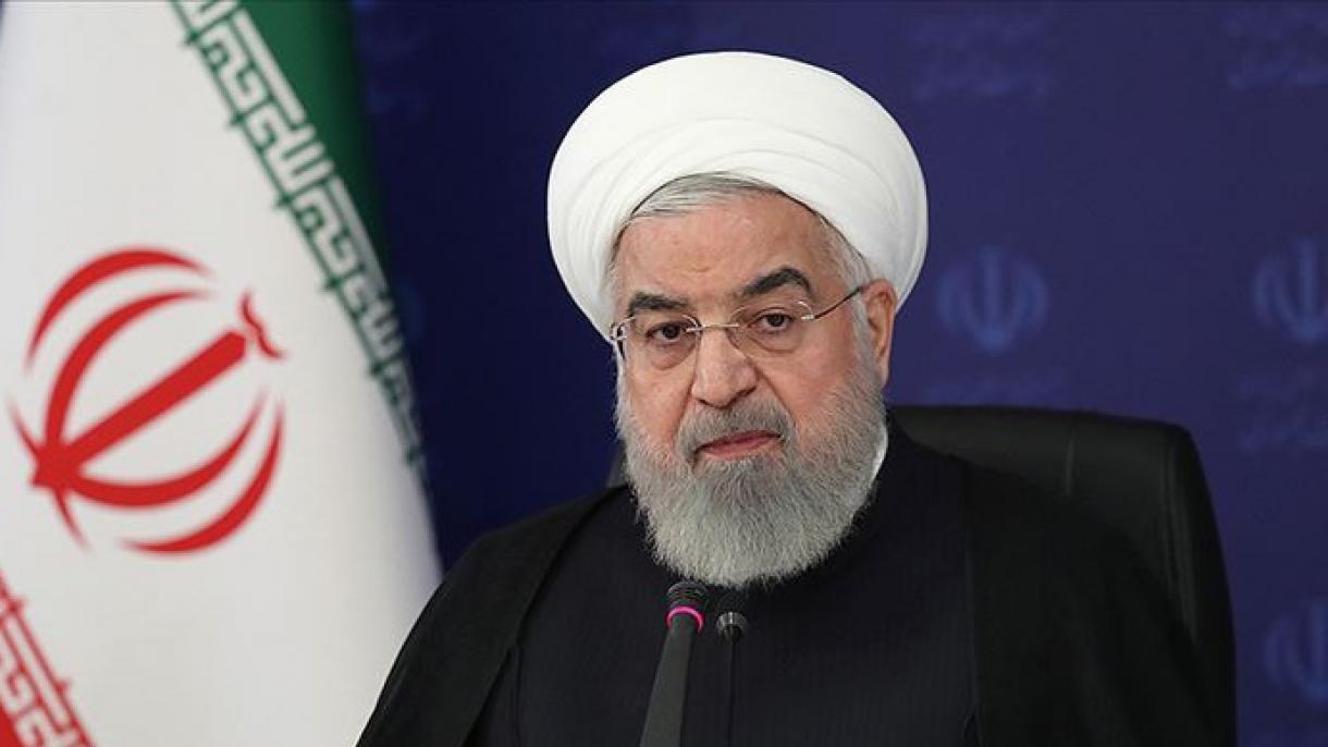روحانی : آمریکا اگر در ادعای خود صادق است، به تحریم‌های ایران پایان دهد