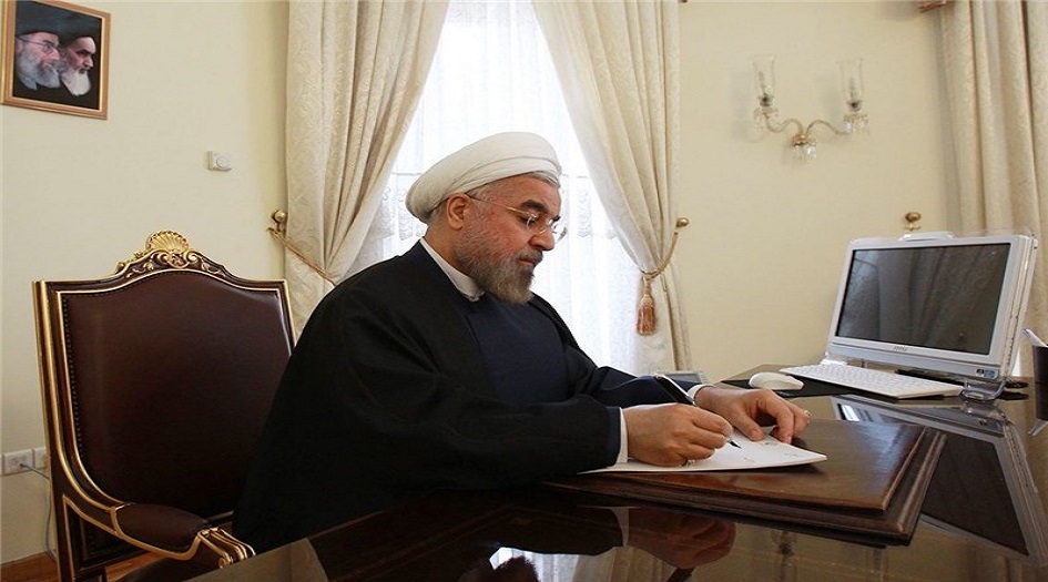  الرئيس روحاني يوجه رسالة الى الكاظمي.. هذا نصها