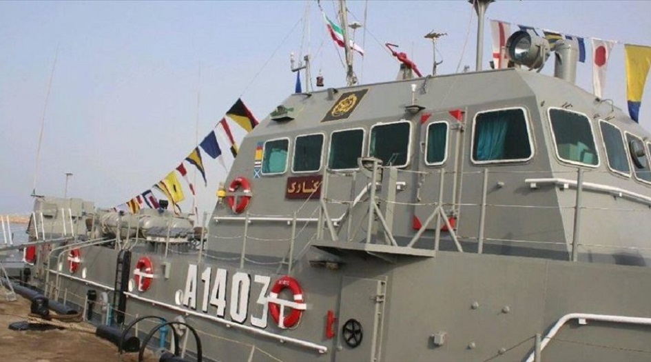 تعرض بارجة كنارك للجيش الايراني لحادث في بحر عمان
