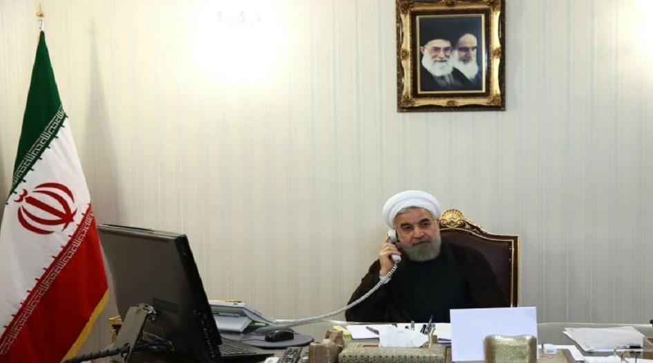 خلال اتصال هاتفي مع نظيره العراقي  .. الرئيس روحاني: الإستقرار السياسي في العراق يشكل أهمية كبيرة للمنطقة