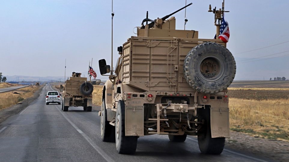 آمریکا 40 کامیون حامل تجهیزات نظامی به شمال شرق سوریه فرستاد