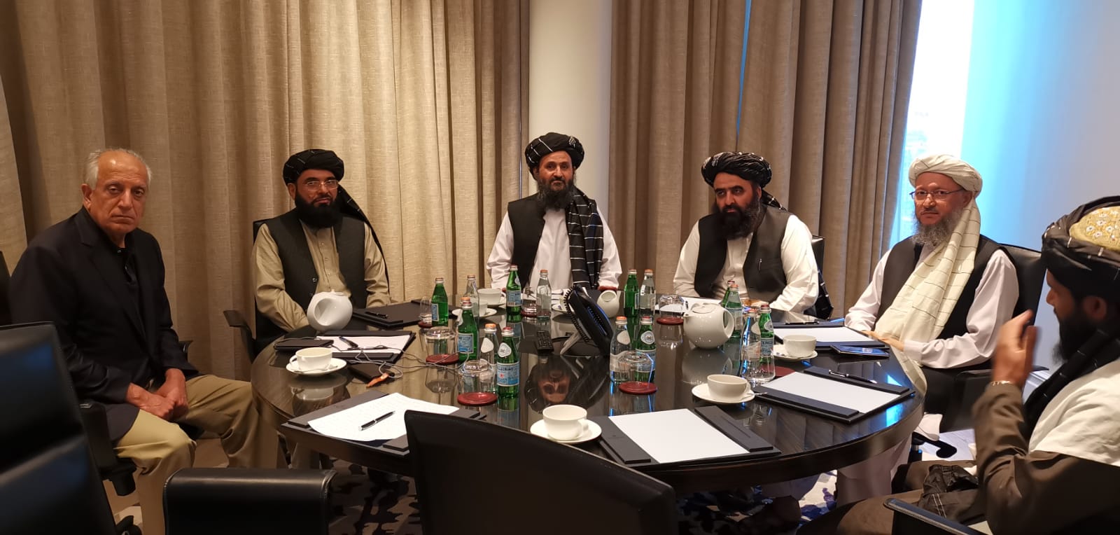 دیدار رییس دفتر سیاسی طالبان و نمایندگان آمریکا و ناتو