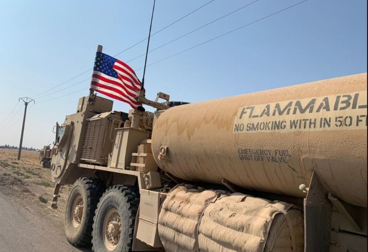 قاچاق سوخت سوریه توسط نیروهای آمریکایی