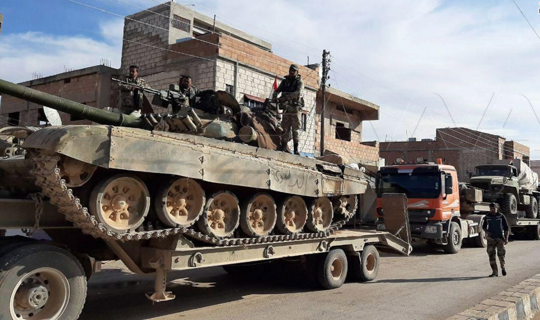 تقویت مواضع ارتش سوریه در استان رقه