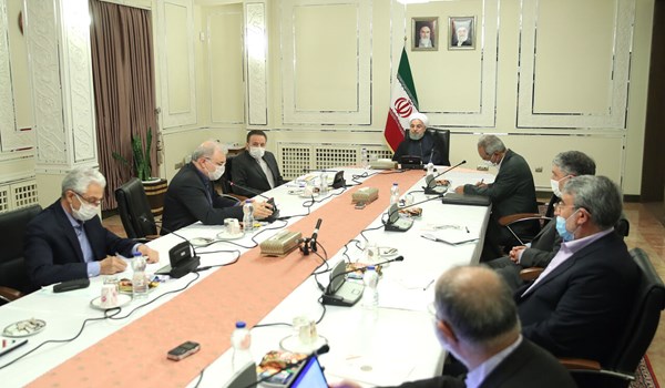 الرئيس روحاني يؤكد ان التجمعات احد الاسباب لتفشي كورونا