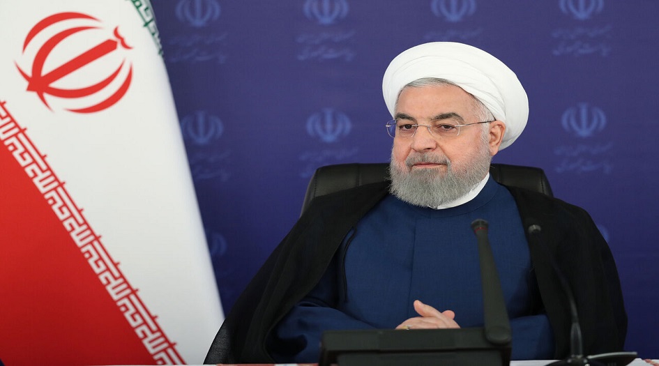 الرئيس روحاني: الاميركيون كسروا طاولة المفاوضات ويقولون الان نحن مستعدون للتفاوض!