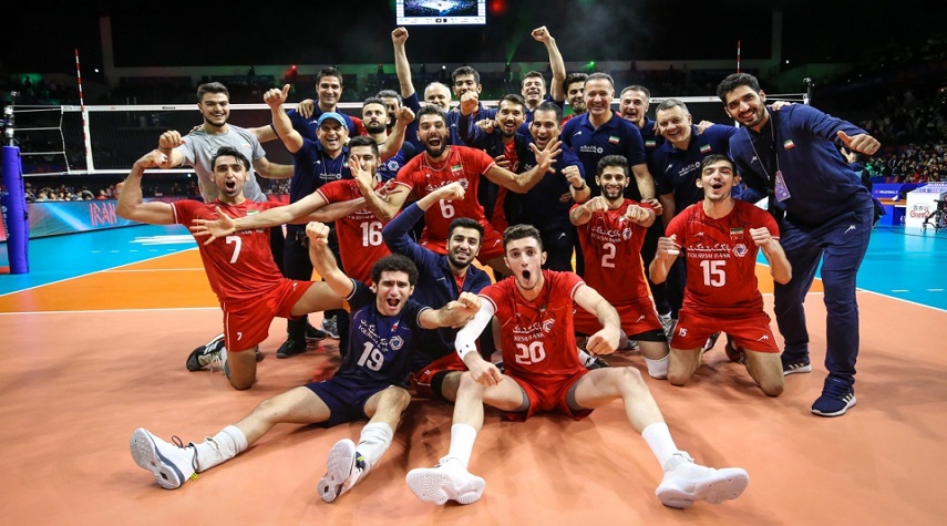 تیم ملی والیبال ایران در صدر آسیا ، هشتم جهان