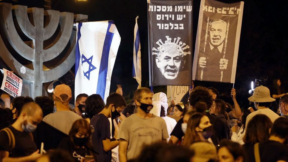 تظاهرات سراسری در اراضی اشغالی برای درخواست برکناری نتانیاهو