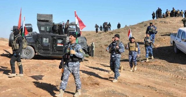 عملیات گسترده زمینی و هوایی ارتش عراق علیه مواضع داعش