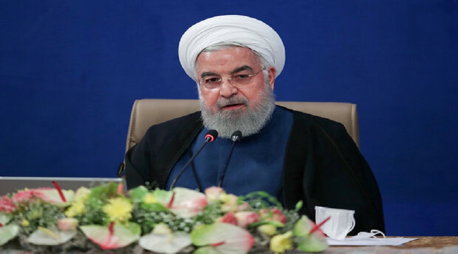 الرئيس روحاني يدعو الى الالتزام بالاجراءت الصحية بشكل صارم